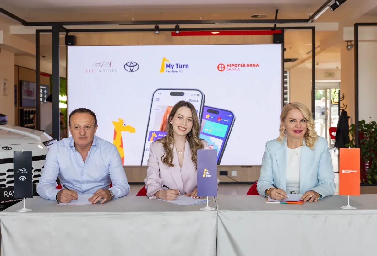 Hipotekarna banka i Efel Motors podržali razvoj MyTurn aplikacije sa 60.000 eura