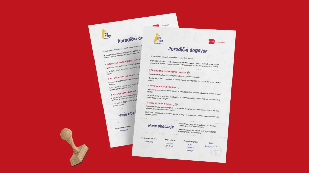Porodični dogovor: Mi upravljamo telefonima, telefoni ne upravljaju nama!